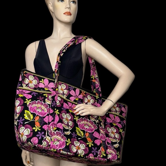 Vera Bradley Handbags - Vera Bradley Pirouette Pink Grand Travel Tote Bag